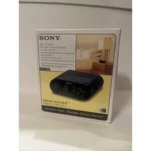 Sony Dream Machine ICF-C218 Automatic Digital Alarm Clock AM FM Radio NEW